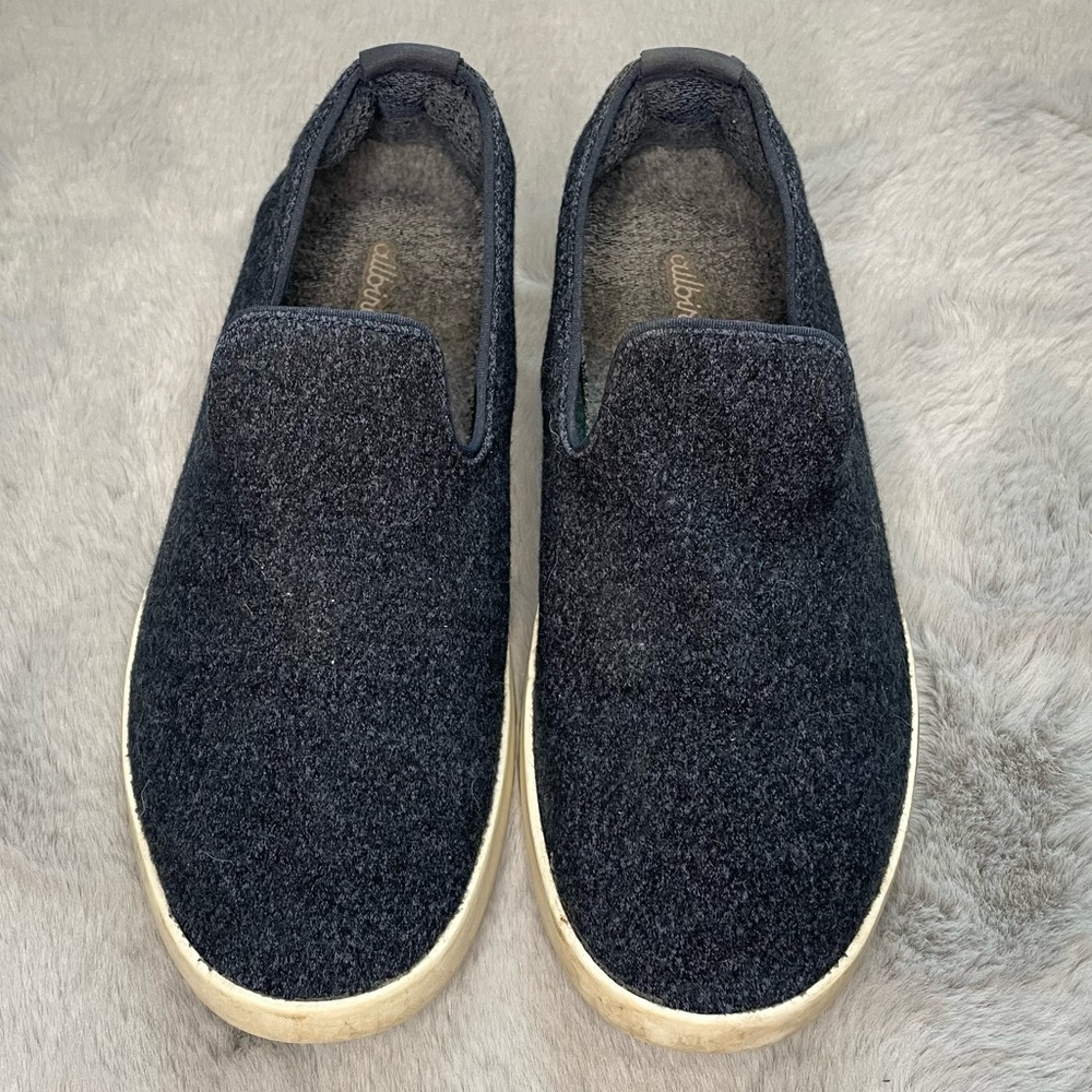 Allbirds Wool Loungers Navy Blue Size 8 - Picture 2 of 8